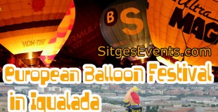 European Balloon Festival near Sitges