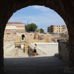 Roman Amphitheatre in Tarragona, Catalonia, Spain