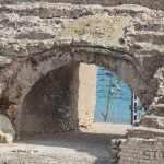 Roman Amphitheatre in Tarragona, Catalonia, Spain