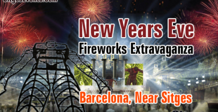 Barcelona 2014 New Years Eve Fireworks Event