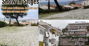Snow in Sitges