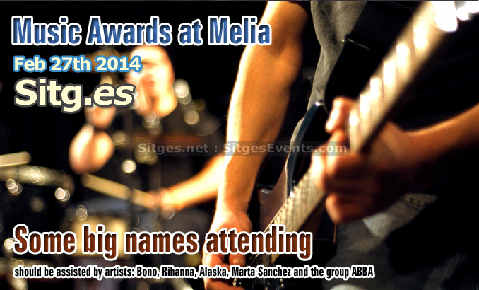 World Music Awards in Sitges at Hotel Melia