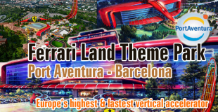 Ferrari Land Theme Park PortAventura near Barcelona