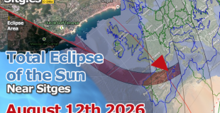 Total Solar Eclipse near Sitges – August 12th, 2026