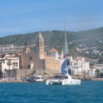 Sitges Church from The Lel Close